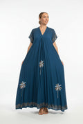 VESTIDO PALMERAS VISCOSA-SEDA
