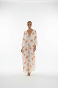 VESTIDO OJO CORAL ALGODON