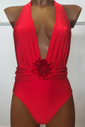 ADMAS Bañador Halter Paradise Beach para Mujer