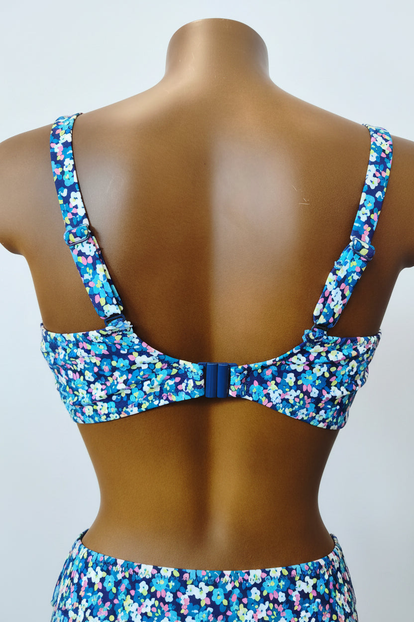Top bikini reductor liberty azul copas D