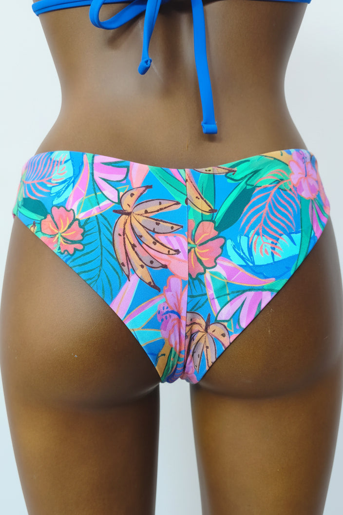Braga bikini brasileña estampado tropical