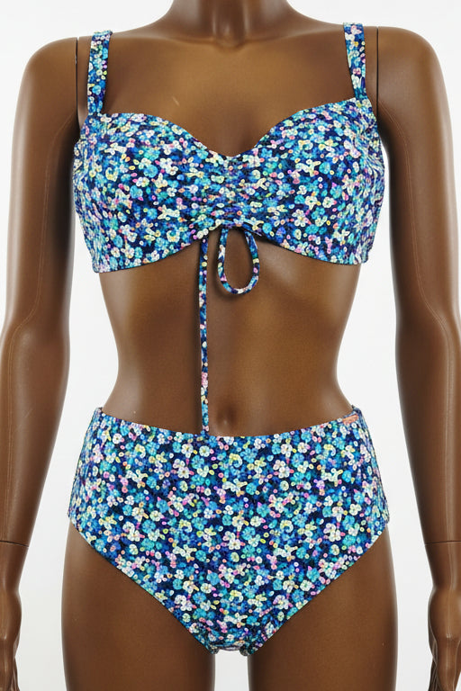 Top bikini reductor liberty azul copas D